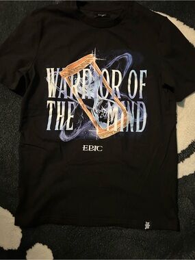 Warrior of The Mind Black Graphic Tee the epic musical